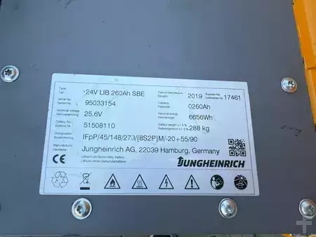 Recogepedido horizontal 2019  Jungheinrich ERE 225 Baujahr 2019 Akku 2019 Gabellänge 1150 (6)