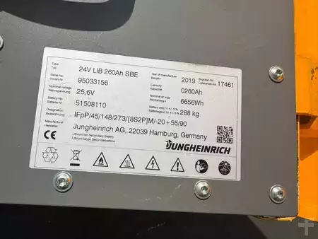 Recogepedido horizontal 2019  Jungheinrich ERE 225 Baujahr 2019 Akku 2019 Gabellänge 1150 (6)