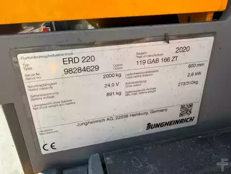 Stoccatori 2020  Jungheinrich ERD 220 Baujahr 2020 / Hubhöhe 1660 Stunden 3089 (8)