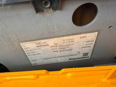 Elektromos emelőkocsik 2021  Jungheinrich ERE 120 Baujahr 2021/ Stunden 4413/ EPS Lenkung (5)