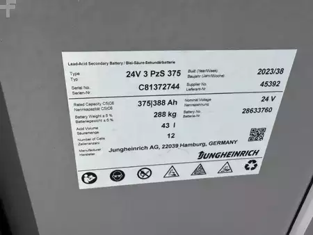 Ruční vysokozdvižný vozík 2023  Jungheinrich ERD 120 Baujahr 2023 Stunden 2 / NEUGERÄT (7)