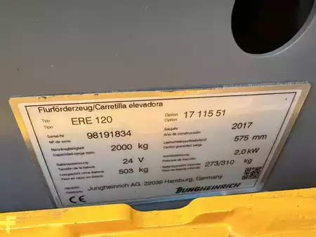 Horisontal ordreplukker 2017  Jungheinrich ERE 120 Baujahr 2017/ 20 x Vorhanden / Aktion Preis ! (9)