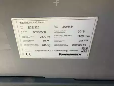 Horizontal-Kommissionierer 2019  Jungheinrich ECE 225 Baujahr 2019 Stunden 3000 2x vorhanden (5)