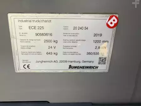 Horizontal-Kommissionierer 2019  Jungheinrich ECE 225 Baujahr 2019 Stunden 3000 2x vorhanden (6)