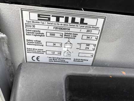 Stacker pedestre 2013  Still ECU 30 Baujahr 2013 / Hubkraft  3000kg / Initialhub (4)