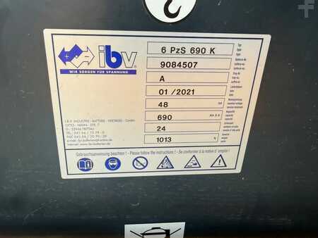 Elektro tříkolové VZV 2008  Jungheinrich EFG 218 BJ 2008 / NUR Std. 830/ Akku 2021/  Triplex (7)