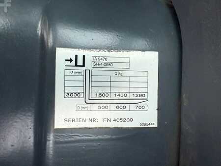 Elektro 3 Rad 2010  Jungheinrich EFG 216k Baujahr 2010/ Stunden 2989/ Vollkabine (9)