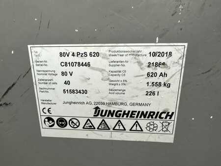 Elektro čtyřkolový VZV 2013  Jungheinrich EFG 430k Baujahr 2013 Akku 2018 / Stunden 4271 / Duplex (7) 