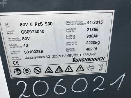 El Truck - 4-hjul 2015  Jungheinrich EFG 550 Baujahr 2015/ Stunden 2928/ Triplex / 3-4 Ventil / TOP ZUSTAND (9)