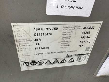 El truck - 3 hjulet 2016  Jungheinrich EFG 220 Baujahr 2016 / Akku 2022 HH 4640 (6)