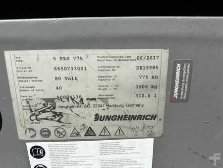 Elektromos 4 kerekű 2017  Jungheinrich EFG 430 Baujahr 2017 Stunden 14607 Kabine / Schubgabel (9)