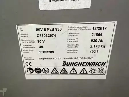 Electric - 4 wheels 2017  Jungheinrich EFG 550 Baujahr 2017/ Stunden 3918 HH 4850 (6)