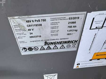 El truck - 3 hjulet 2017  Jungheinrich EFG 218 Baujahr 2017/ Stunden 7138 HH 3100 (6)