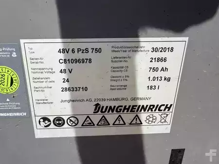 Elektro 3 Rad 2017  Jungheinrich EFG 220 Baujahr 2017 / Stunden 14339 Akku 2018 (9)