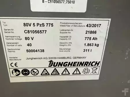 Eléctrico - 4 rodas 2017  Jungheinrich EFG 430s Baujahr 2017/ Stunden 2676 HH 6000 (8)