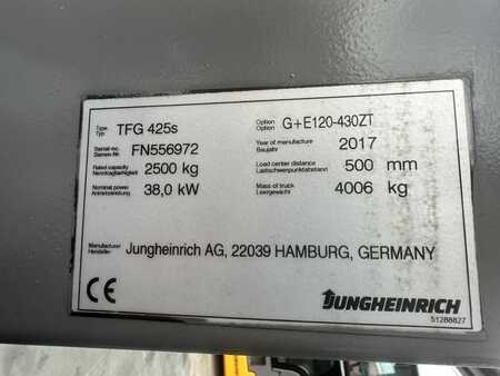 Gázüzemű targoncák 2017  Jungheinrich TFG 425s Baujahr 2017 / Stunden 5190/ HH 4700 (7)
