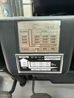 Gázüzemű targoncák 2018  Jungheinrich TFG 430 Baujahr 2018/ Stunden 4033/ HH 5500 (10)