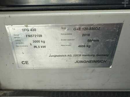 Gázüzemű targoncák 2018  Jungheinrich TFG 430 Baujahr 2018/ Stunden 4033/ HH 5500 (9)