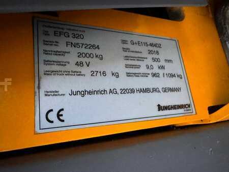 Elektro 4 Rad 2018  Jungheinrich EFG 320 Baujahr 2018 /  HH 4640 Stunden 9798 (6)