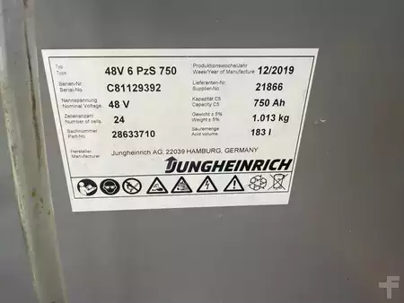 El truck - 3 hjulet 2018  Jungheinrich EFG 216 Baujahr 2018 / Stunden 7764 HH 4400 (7)