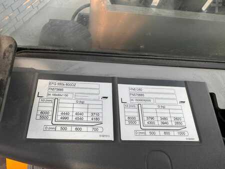 Carrelli elettrici 4 ruote 2018  Jungheinrich EFG 550 Baujahr 2018/ Stunden 1878 HH 6000 (10)