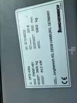 Wózki widłowe diesel 2018  Jungheinrich DFG 435s Baujahr 2018/ Stunden 7263 HH 6500 (7)
