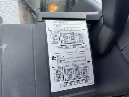 Wózki widłowe diesel 2018  Jungheinrich DFG 435s Baujahr 2018/ Stunden 7263 HH 6500 (8)