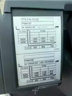 Treibgasstapler 2019  Jungheinrich TFG 316s Baujahr 2019/ Stunden 3831/ HH 5000 (9)