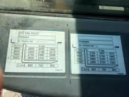 Elektryczne 4-kołowe 2018  Jungheinrich EFG S 30s  Baujahr 2018/ Stunden 3813 HH 6500 (7)