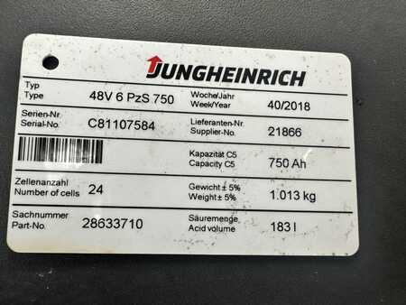Sähkö - 3 pyör 2018  Jungheinrich EFG 216 Baujahr 2018 / Stunden 7013 HH 3300 (9) 