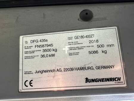 Jungheinrich DFG 435s Baujahr 2018 /Stunden 4210/ Kabine/Duplex