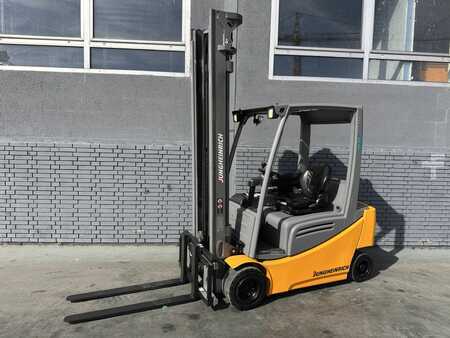 Elektro 4 Rad 2019  Jungheinrich EFG 318 Baujahr 2019 Stunden 9311HH 4.5M Duplex (1)