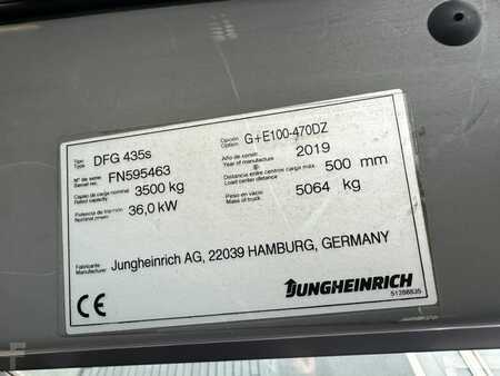 Chariot élévateur diesel 2019  Jungheinrich DFG 435s  Baujahr 2019 / Stunden 8613 / HH 4,7M (7)