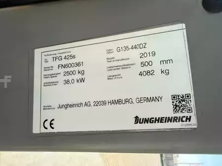 Carrelli elevatori GPL 2019  Jungheinrich TFG 425s Baujahr 2019/ Triplexmast Schubgabel (8)