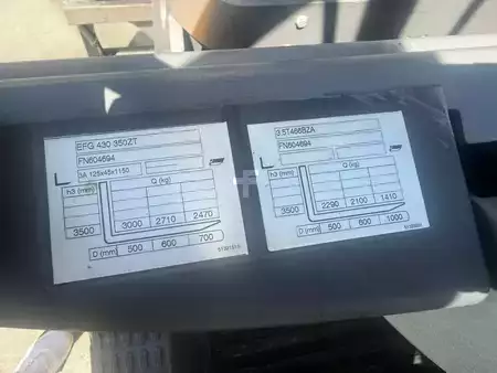 Elektro 4 Rad 2019  Jungheinrich EFG 430 Baujahr 2019/ Stunden 8757/ Akku NEU (7)