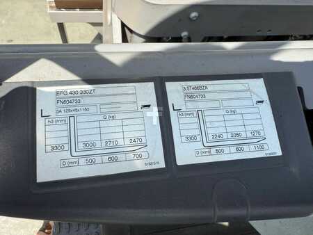 Elektro 4 Rad 2019  Jungheinrich EFG 430 Baujahr 2019/ Stunden 3870 Akku 2019 (10)