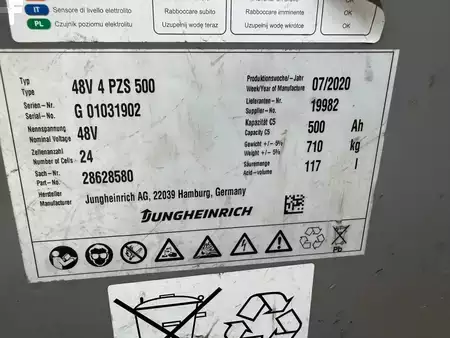 Elektro 3 Rad 2020  Jungheinrich EFG 213 Baujahr 2020 / Stunden 10381HH 3500 (8)