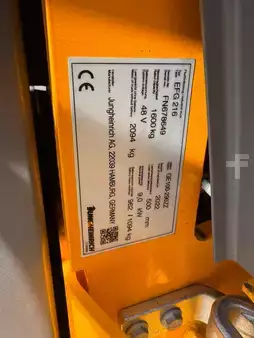 Elektro 3 Rad 2022  Jungheinrich EFG 216 Baujahr 2022/ Stunden 2263 Akku 2023/ TOP ZUSTAND (6)