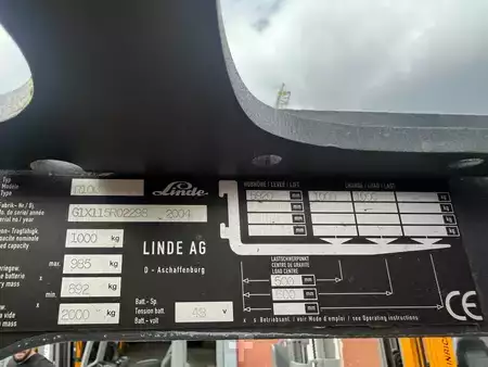 Retráctil 2004  Linde R 10 Baujahr 2004/ HH 5920 Akku 2022 (6)