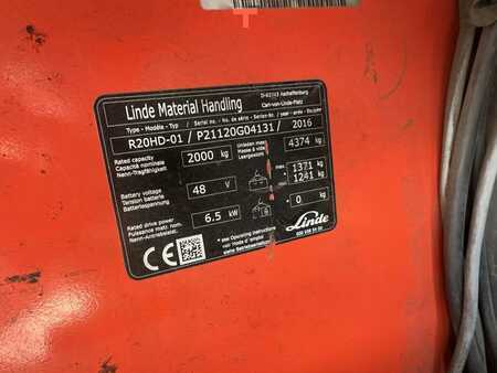 Retraky 2016  Linde R20HD-01 Baujahr 2016 /HH 13,10M/ Stunden 18894 (3)