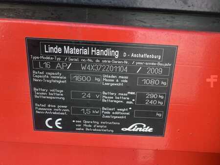 Stapelaars 2009  Linde L 16 Baujahr 2009  Stunden 5168 HH 2900 Akku 2017 (7)
