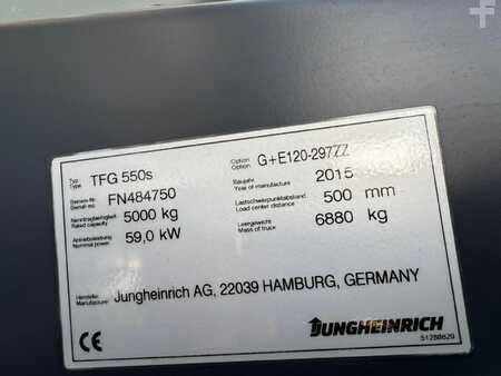 Gas gaffeltruck 2015  Jungheinrich TFG 550s Baujahr 2015/ Stunden 412 NEUWERTIG*** (5)