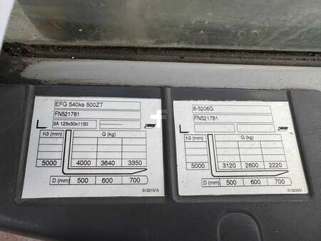 Elektro čtyřkolový VZV 2016  Jungheinrich EFG 540ks Baujahr 2016/Kabine /Akku 2018 /3-4Ventil (10)