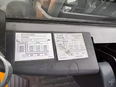 Elektro 4 Rad 2017  Jungheinrich EFG 430s Baujahr 2017/ Stunden 2676 HH 6000 (8)