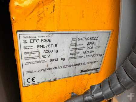 El truck - 4 hjulet 2018  Jungheinrich EFG S30s Baujahr 2018/ Kabine/Triplex/ Akku 2020 (5)