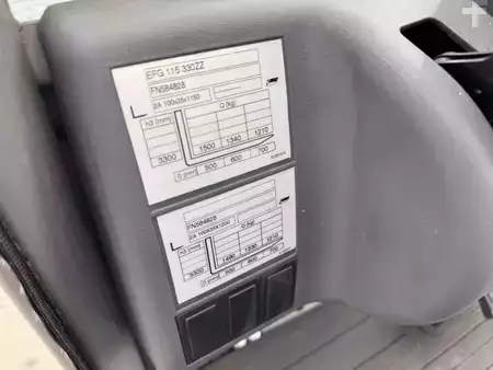 Eléctrico - 3 rodas 2019  Jungheinrich EFG 115 Baujahr 2019 / Stunden 677 Neuwertig (10)