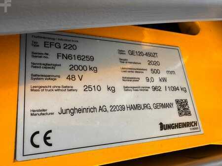 Elektro 3 Rad 2020  Jungheinrich EFG 220 Baujahr 2020 /Triplex/Kabine Akku 2020 (7)