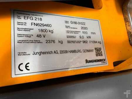 Elektro 3 Rad 2020  Jungheinrich EFG 218 Baujahr 2020 / Stunden 12178 HH 3100 (6)