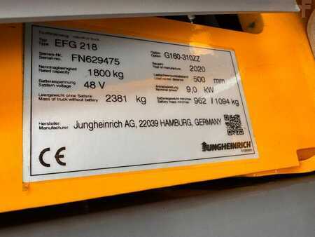 Elektro 3 Rad 2020  Jungheinrich EFG 218 Baujahr 2020 / Stunden 11398 HH 3100 (7)