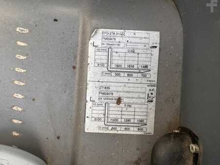 Elektro tříkolové VZV 2020  Jungheinrich EFG 218 Baujahr 2020 / Stunden 9506 HH 3100 (9)